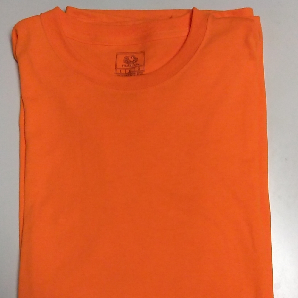 Orange plain t-shirt